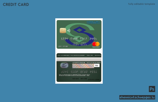 Beispielvorschau für eine Mastercard der China Minsheng Bank